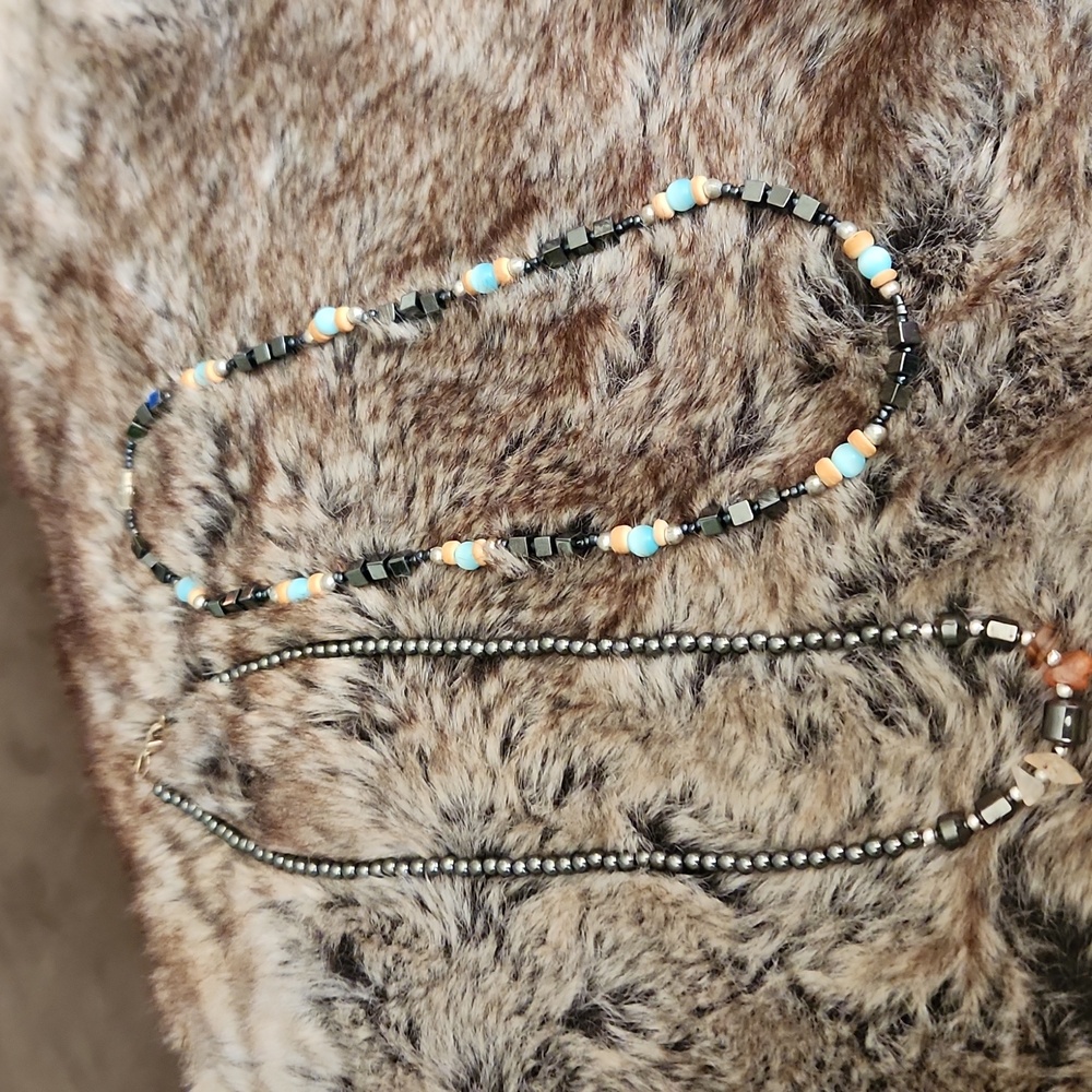 Hematite necklaces
